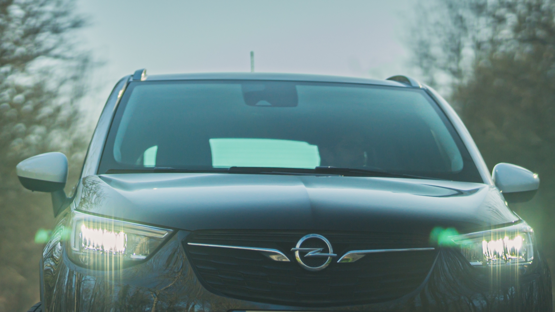 Opel vehicle on the road