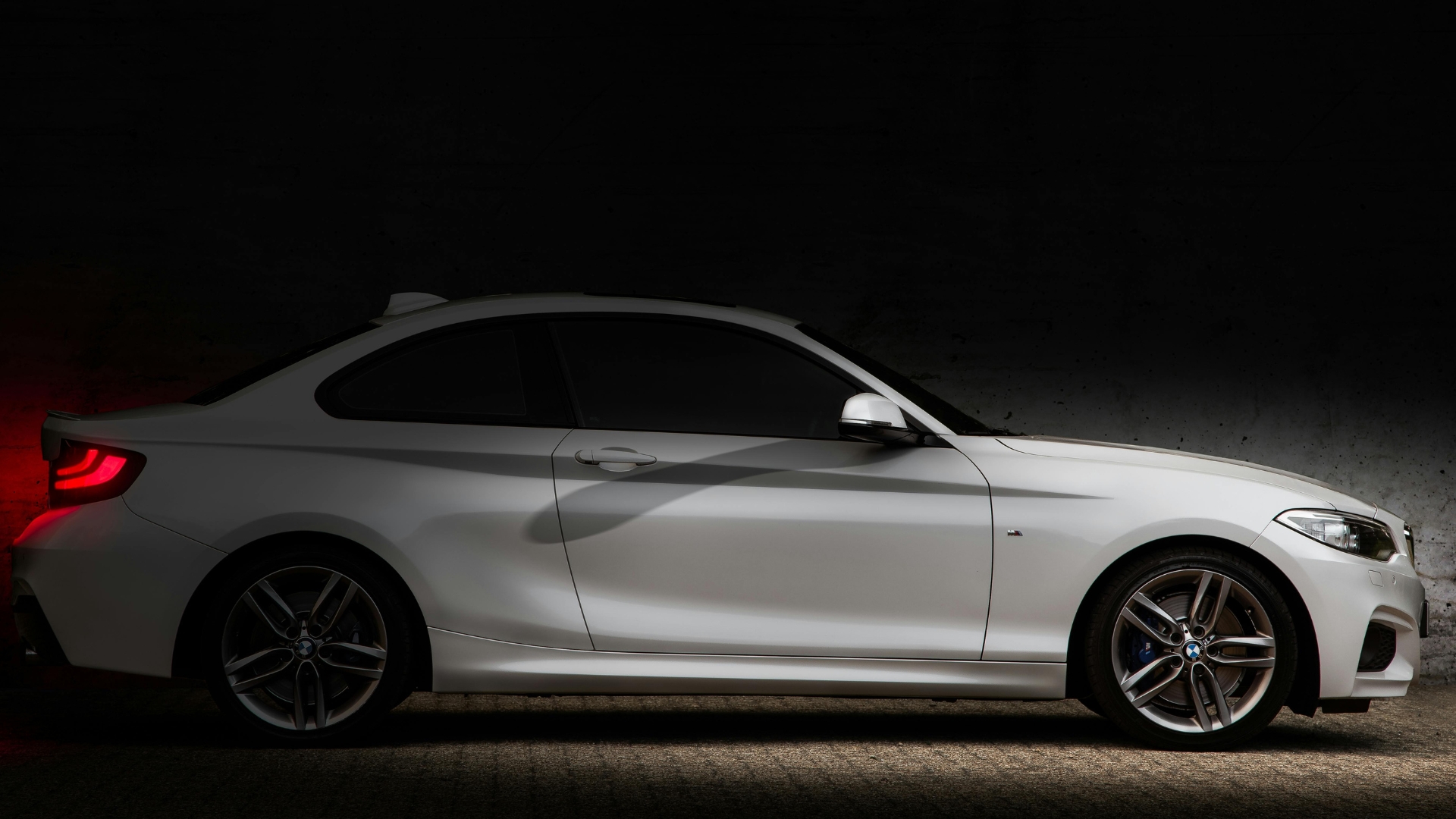 BMW vehicle on the road