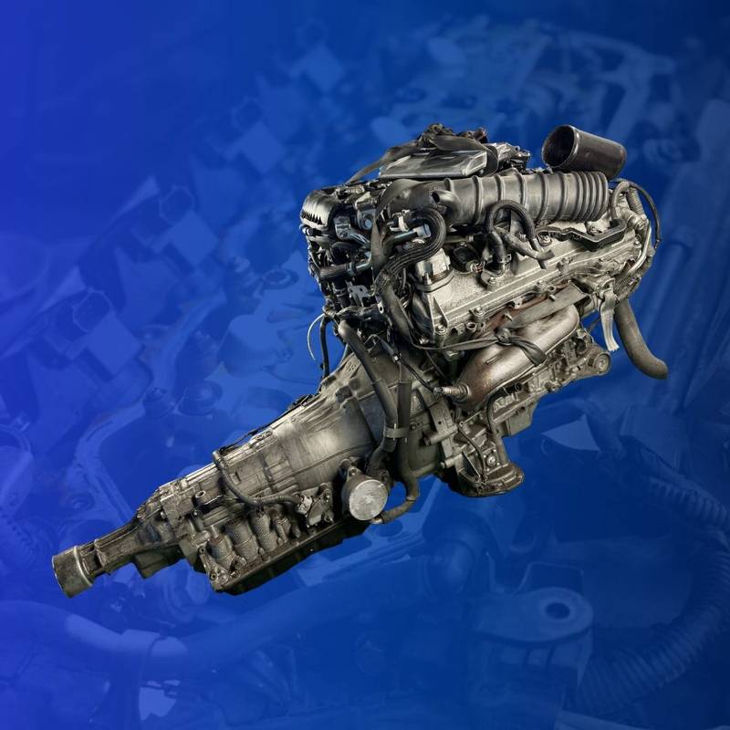 Lexus IS250 2.5 V6 4GR Engine with automatic gearbox, ECU, and wiring — image 2
