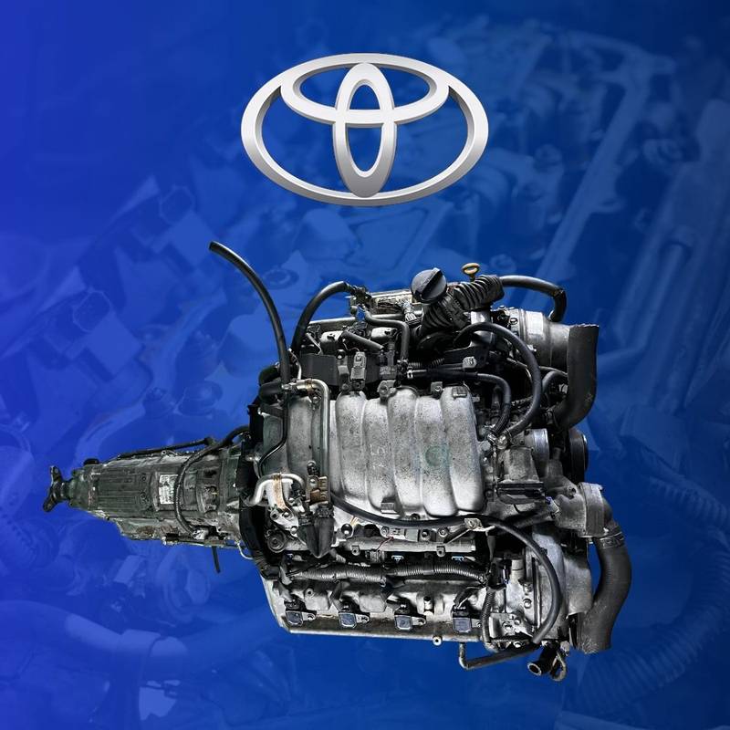 Toyota 3UZ-FE 4.3L V8 engine with gearbox included — image 1