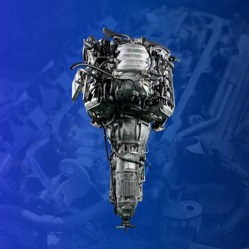 Toyota 3UZ-FE 4.3L V8 engine with gearbox included — image 4