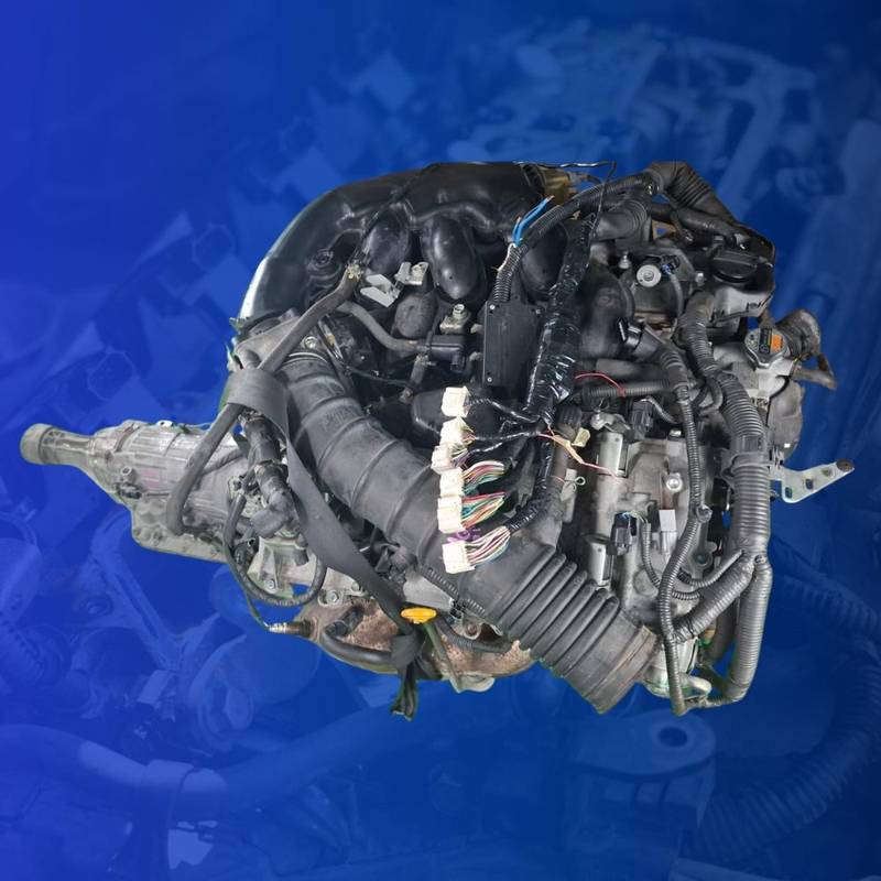 Toyota 4GR‑FE 2.5L V6 Engine with Automatic Gearbox, ECU, and Wiring — image 4