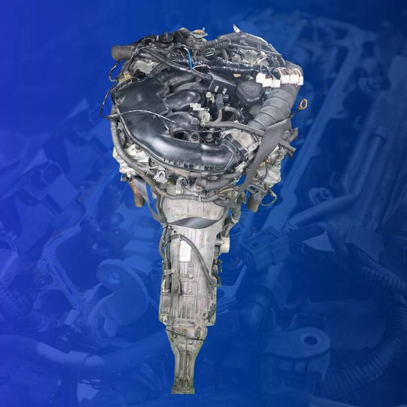 Toyota 4GR‑FE 2.5L V6 Engine with Automatic Gearbox, ECU, and Wiring — image 1